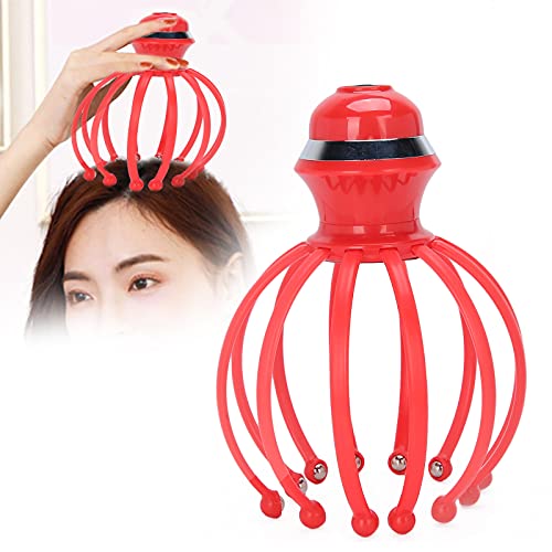 Electric Scalp Massager - Rechargeable Vibrating Head Massager Tool for Stress Relief & Relaxation, Mini Massager Claw for Scalp & Hair Care, Perfect for Home, Office & Travel Use