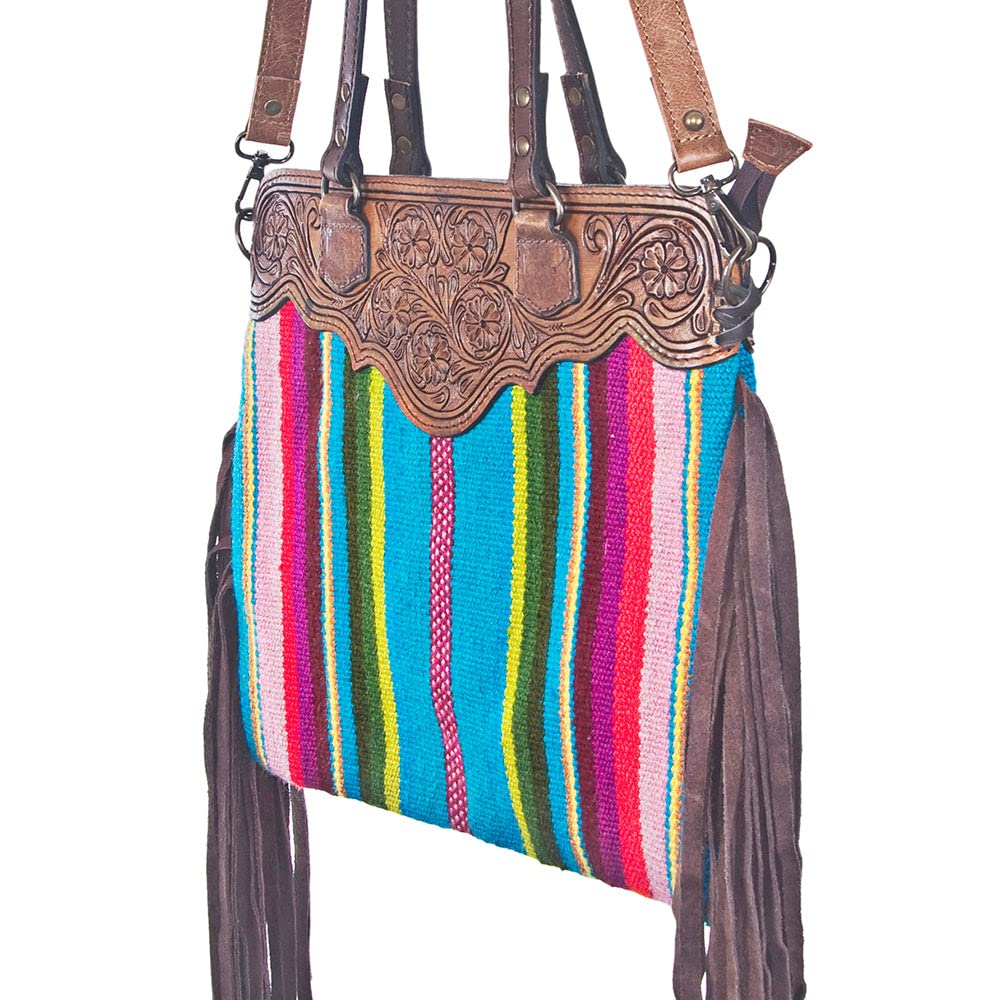 American Darling Handcrafted Leather Conceal and Carry Crossbody Purse with Hidden Compartment | Perfect for Everyday Use, Travel & Personal Safety