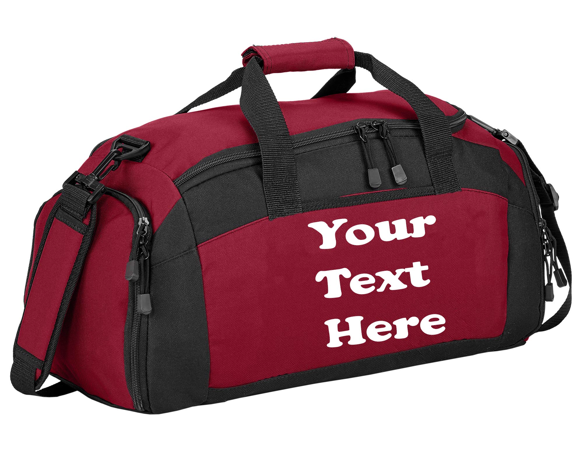Custom Embroidered Gym Duffle Bag for Women & Men - Personalized Travel & Overnight Bag with Text - Perfect for Workouts, Cheerleading, Weekend Trips & Business Travel