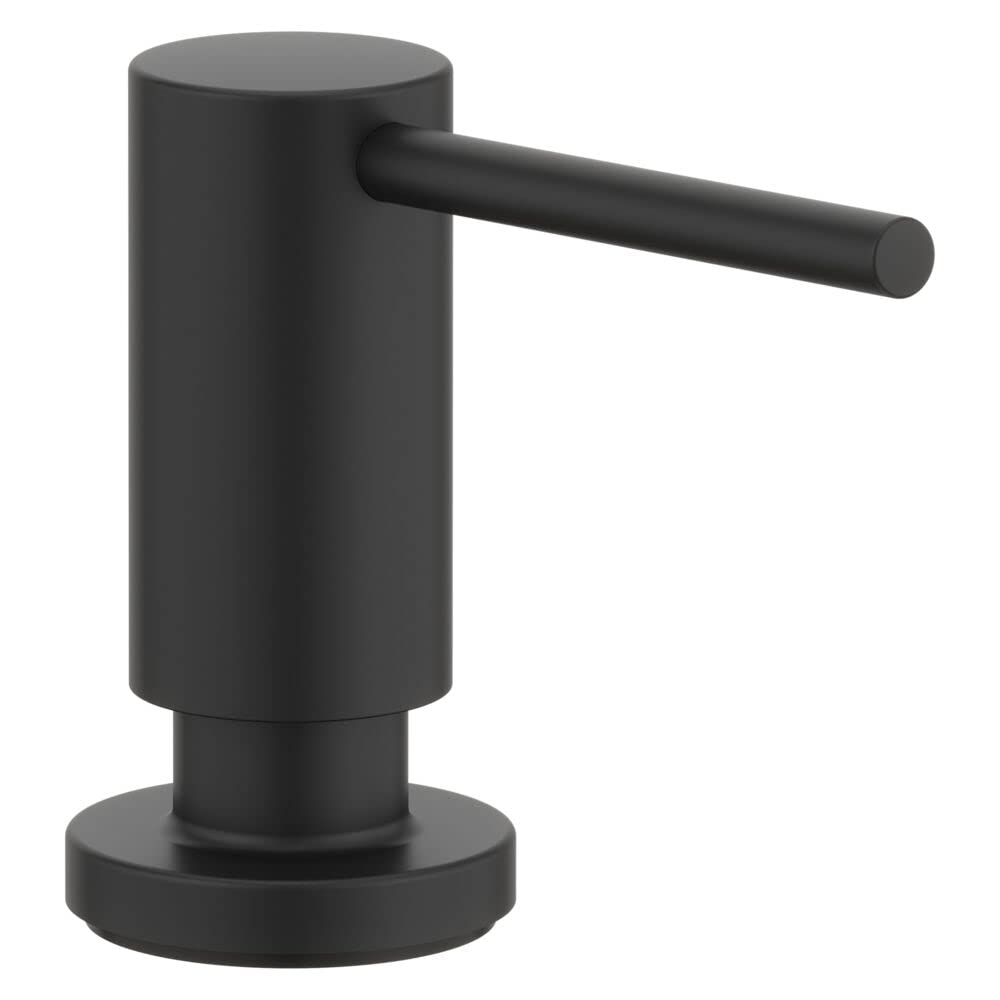 Pfister Modern Matte Black Kitchen Soap Dispenser KSD-MDRB - Touchless Automatic Soap Dispenser for Kitchen, Bathroom, and Office Sink