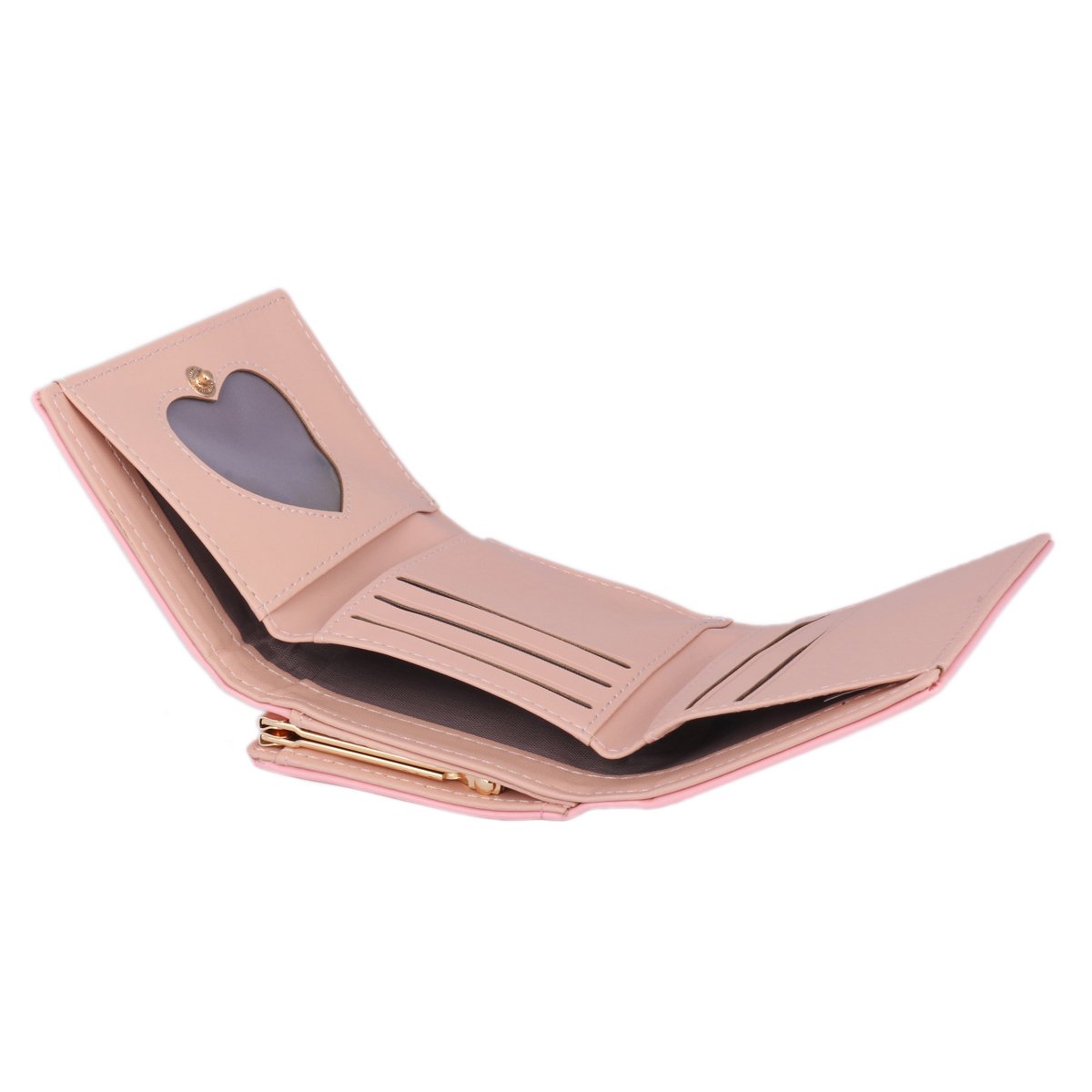 Stylish Women's Wolf Print Small Trifold Wallet - Compact Leather Wallet for Cash, Cards & ID - Perfect for Everyday Use, Travel & Gifts