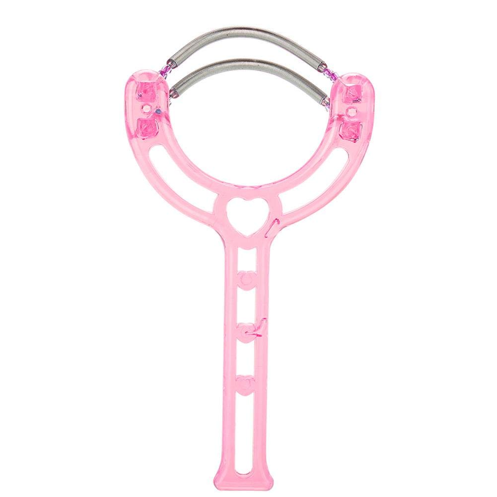 2-Color Painless Facial Hair Remover - Portable Epilator Tool for Quick & Thorough Small Hair Removal | Perfect for Lip Hair, Chin & Upper Lip | At-Home & Travel Use (Pink)