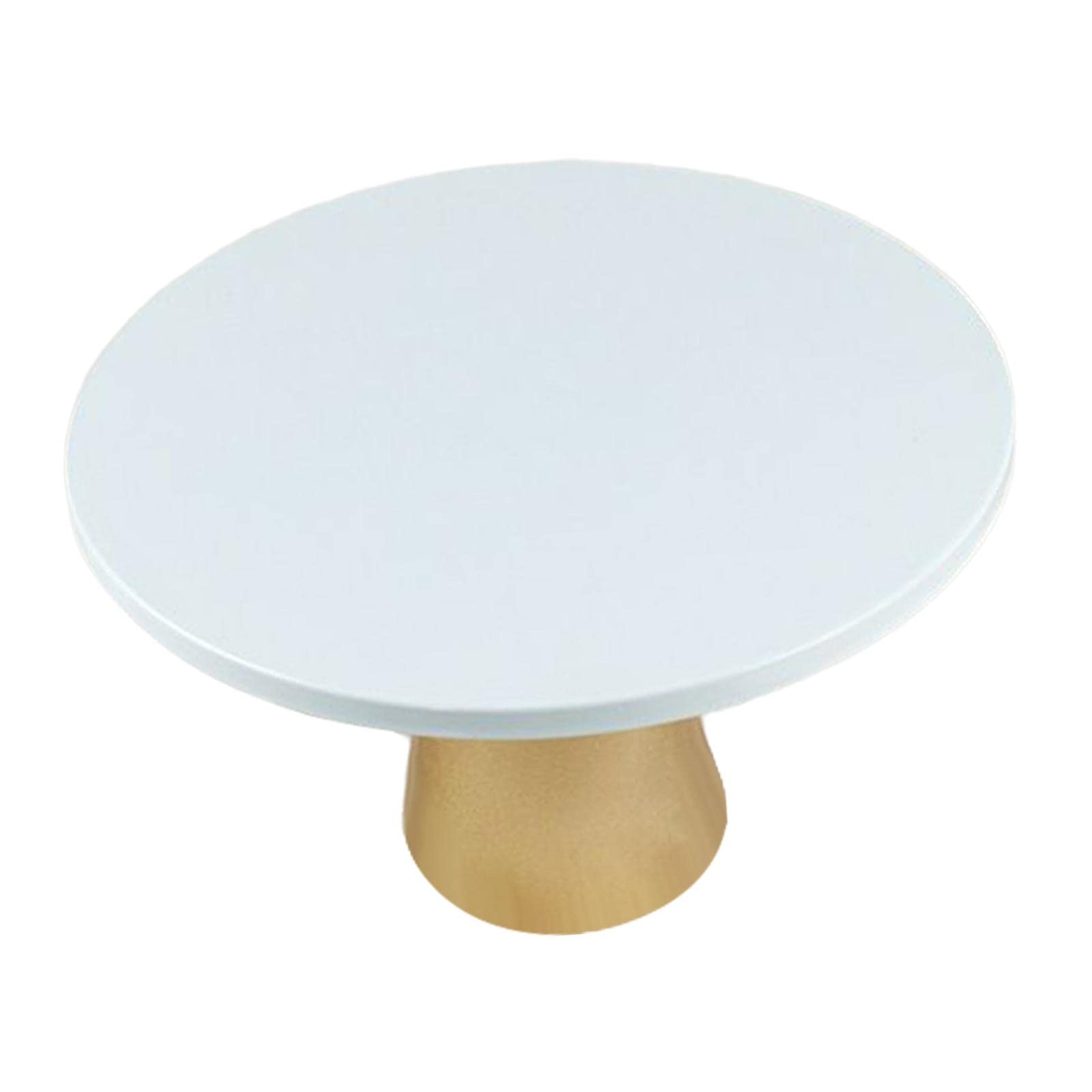 Nordic White Cake Stand for Parties & Desserts - Elegant Cupcake Display Plate for Christmas Decorations, Weddings, and Home Decor