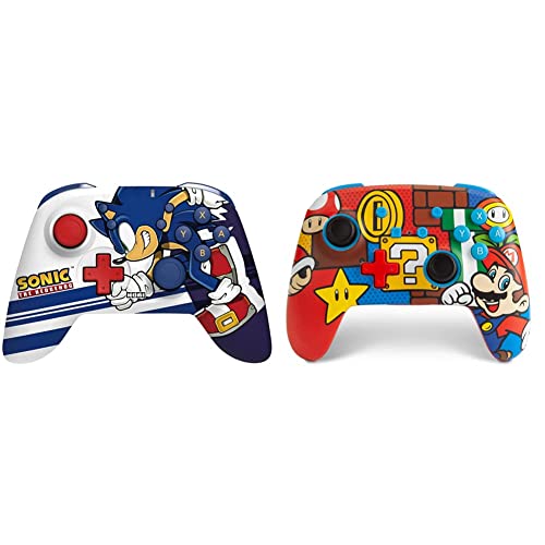 HORI Nintendo Switch Wireless HORIPAD Pro Controller (Sonic Edition) - Officially Licensed by Nintendo & SEGA - Enhanced Wireless Gamepad for Nintendo Switch - Perfect for Mario Kart, Smash Bros & Multiplayer Gaming