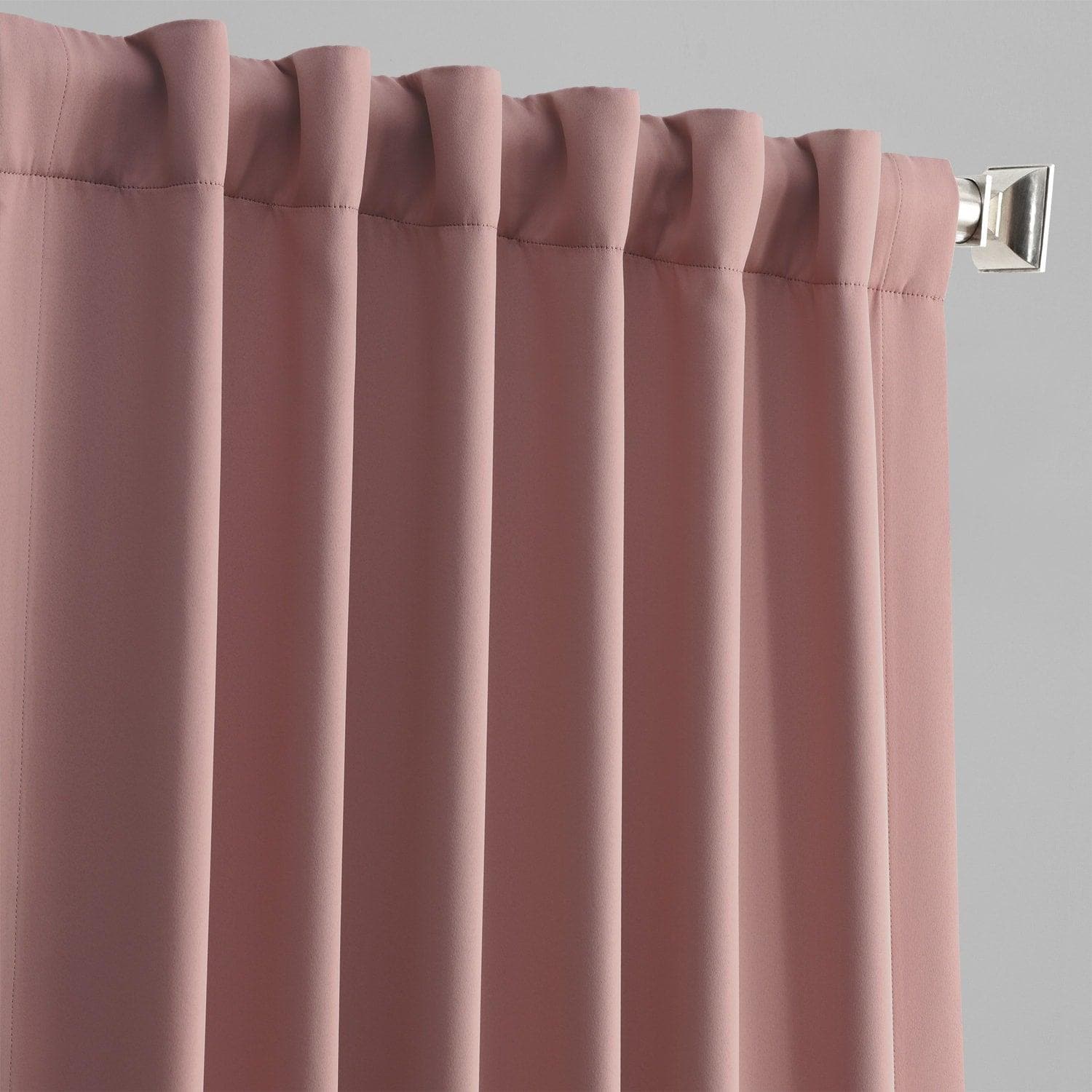 Fresco Blush Blackout Curtains for Bedroom - Light Blocking Thermal Insulated Window Drapes for Better Sleep & Energy Efficiency | Perfect for Nursery, Living Room & Home Theater