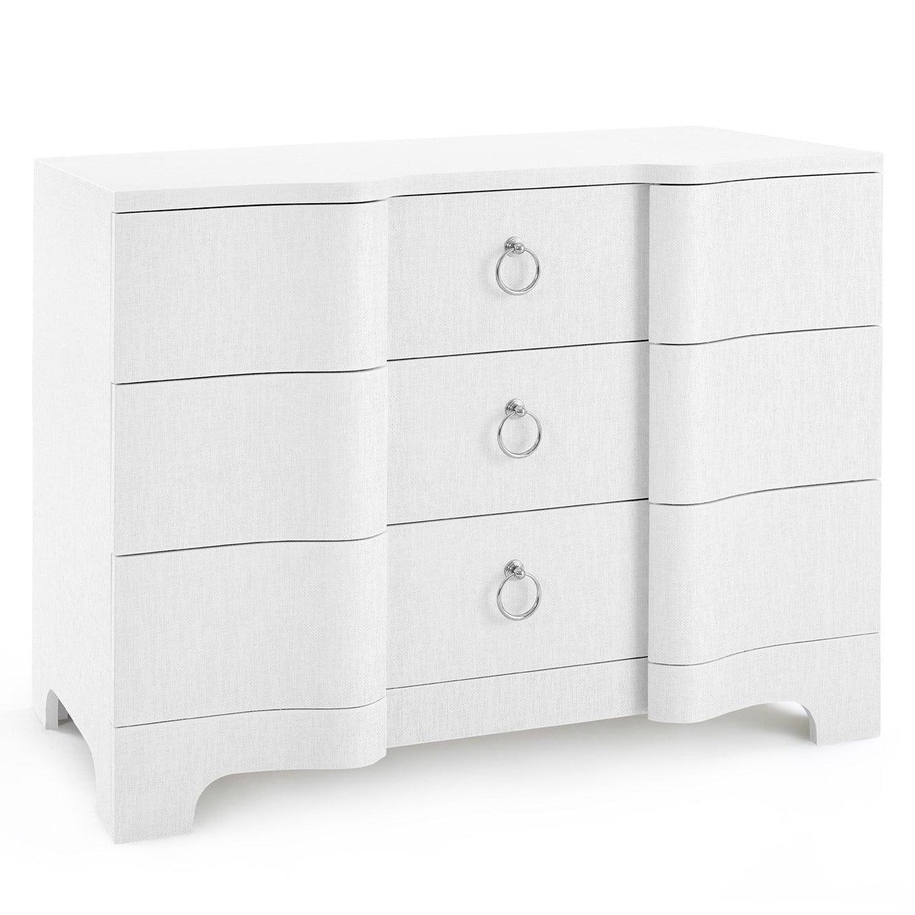 Bardot Large 3 Drawer Dresser - Modern Wooden Storage Cabinet for Bedroom, Living Room & Office Organization | Spacious Chest of Drawers for Clothes, Linens & Home Essentials