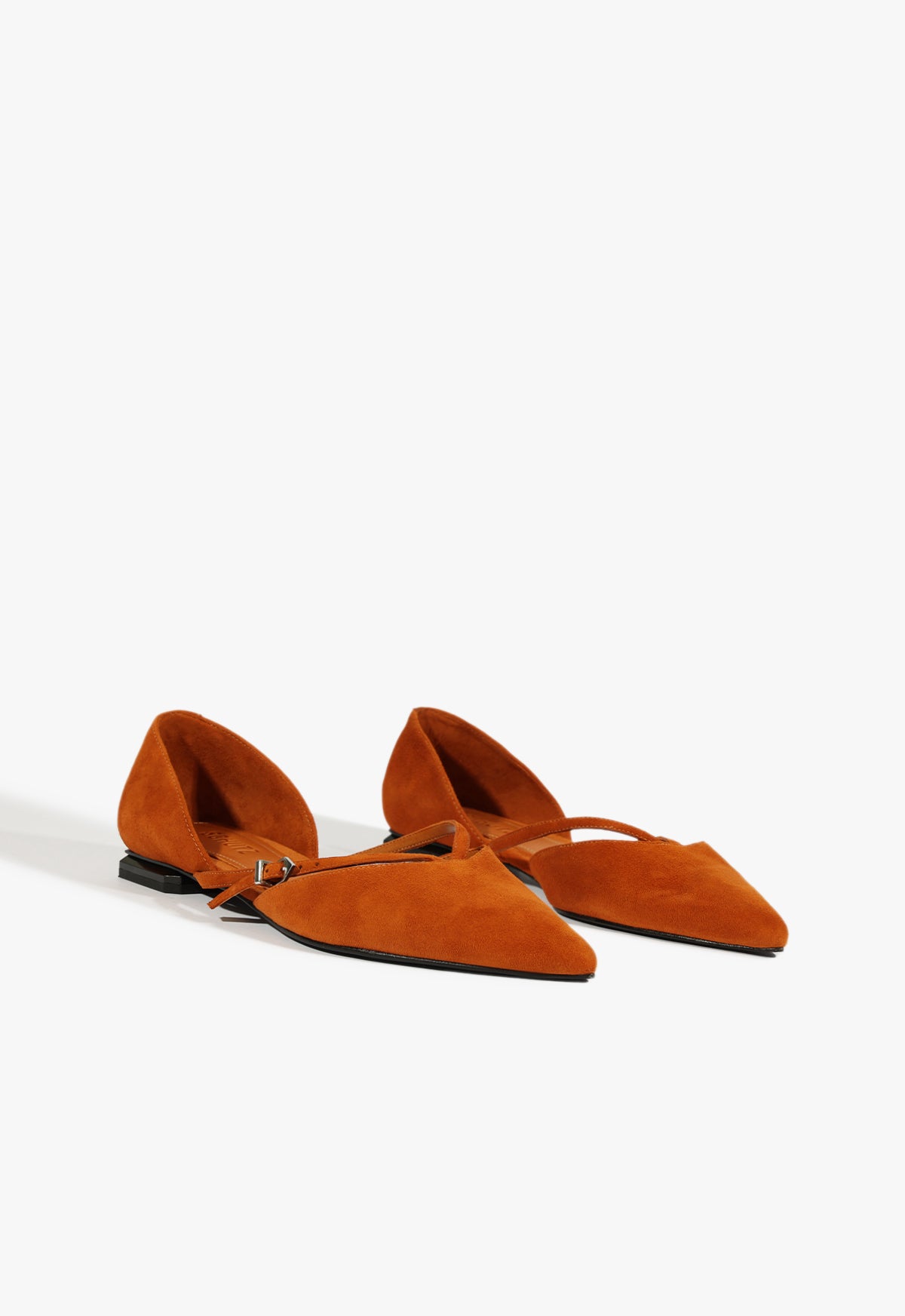 Rue Suede Flat Shoes with 25mm Heel - Women's Comfortable Loafers for Work & Casual Wear | S2210900050002