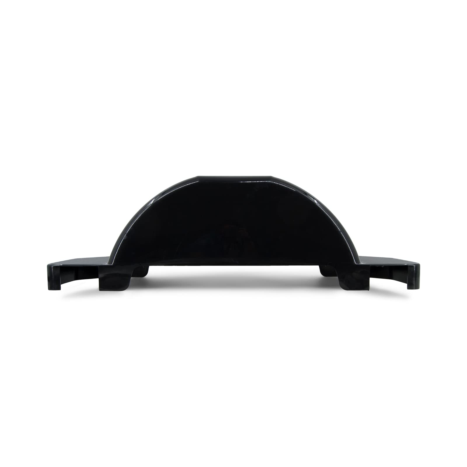 Heavy-Duty Black Plastic Single Axle Boat Trailer Fender with Non-Slip Steps - 9