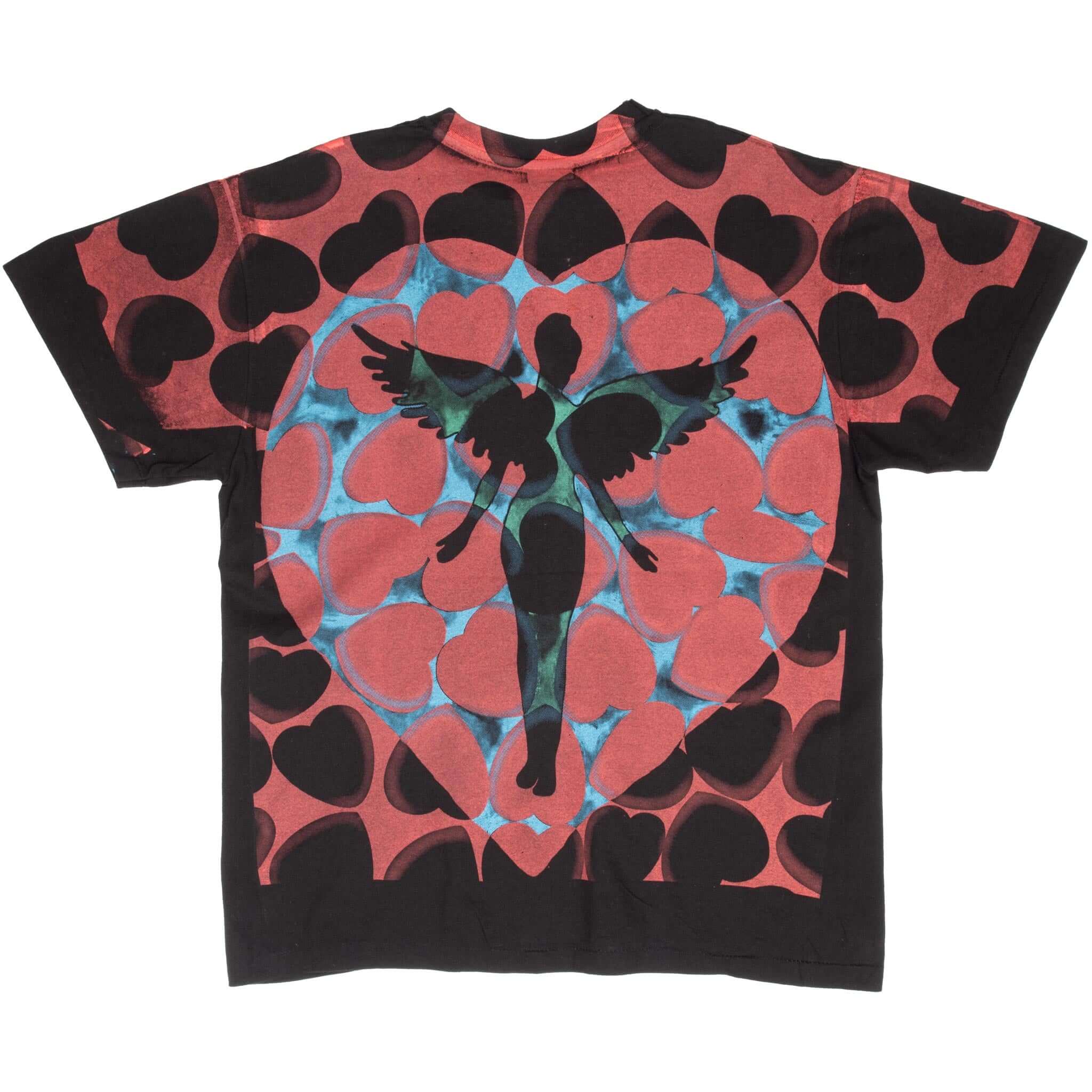 Vintage 1993 Nirvana Heart Box All Over Print Bootleg Tee Shirt XL - Made in USA - Perfect for Concerts, Grunge Fashion & 90s Retro Style