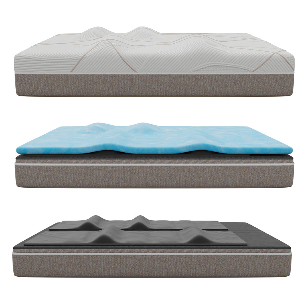 Best Hybrid Mattress for Back Pain Relief - Memory Foam & Spring Support for Side, Back & Stomach Sleepers - Perfect for Bedroom, Guest Room & Dorm Use