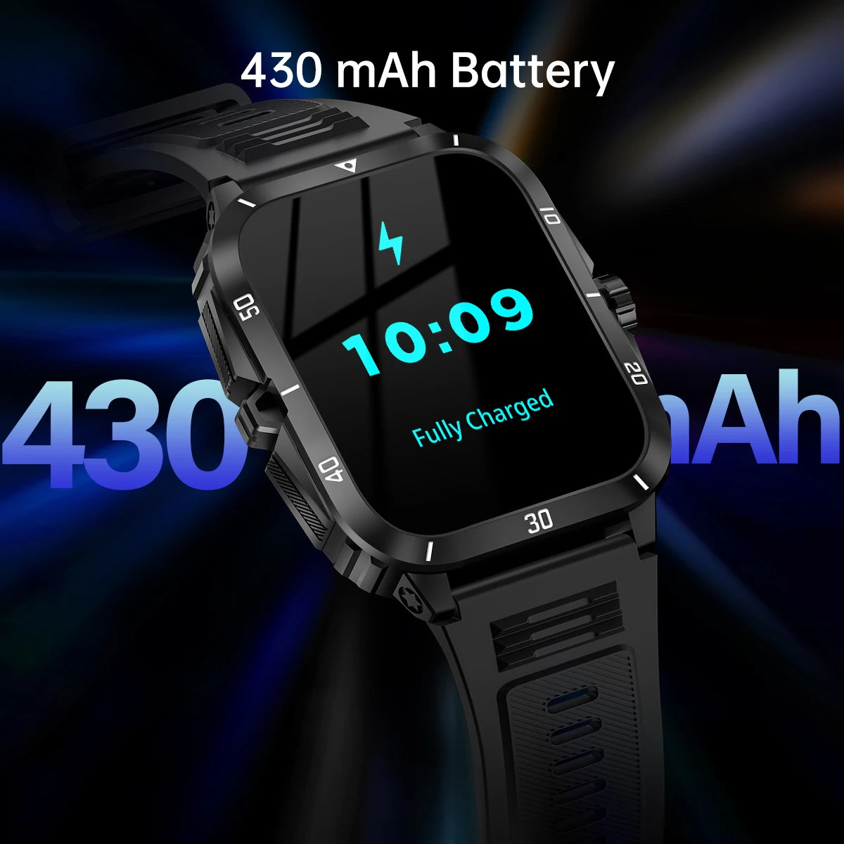 SENBONO Military Smart Watch for Men - IP68 Waterproof, 3ATM Shockproof, Outdoor Sports & Fitness Tracker - Perfect for Hiking, Running, Camping & Military Use