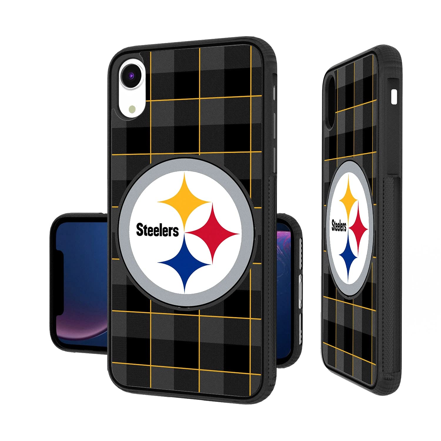 NFL Team Plaid Design Protective Bumper Case for iPhone - Perfect for Game Day & Everyday Use