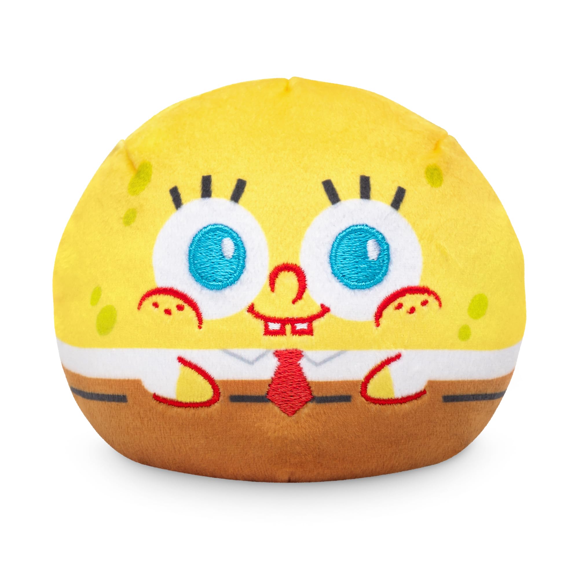 TeeTurtle SpongeBob SquarePants Plushie Tote Bag - Officially Licensed Cute Kawaii Foldable Shoulder Bag for Women & Teens | Perfect for School, Shopping & Beach Day