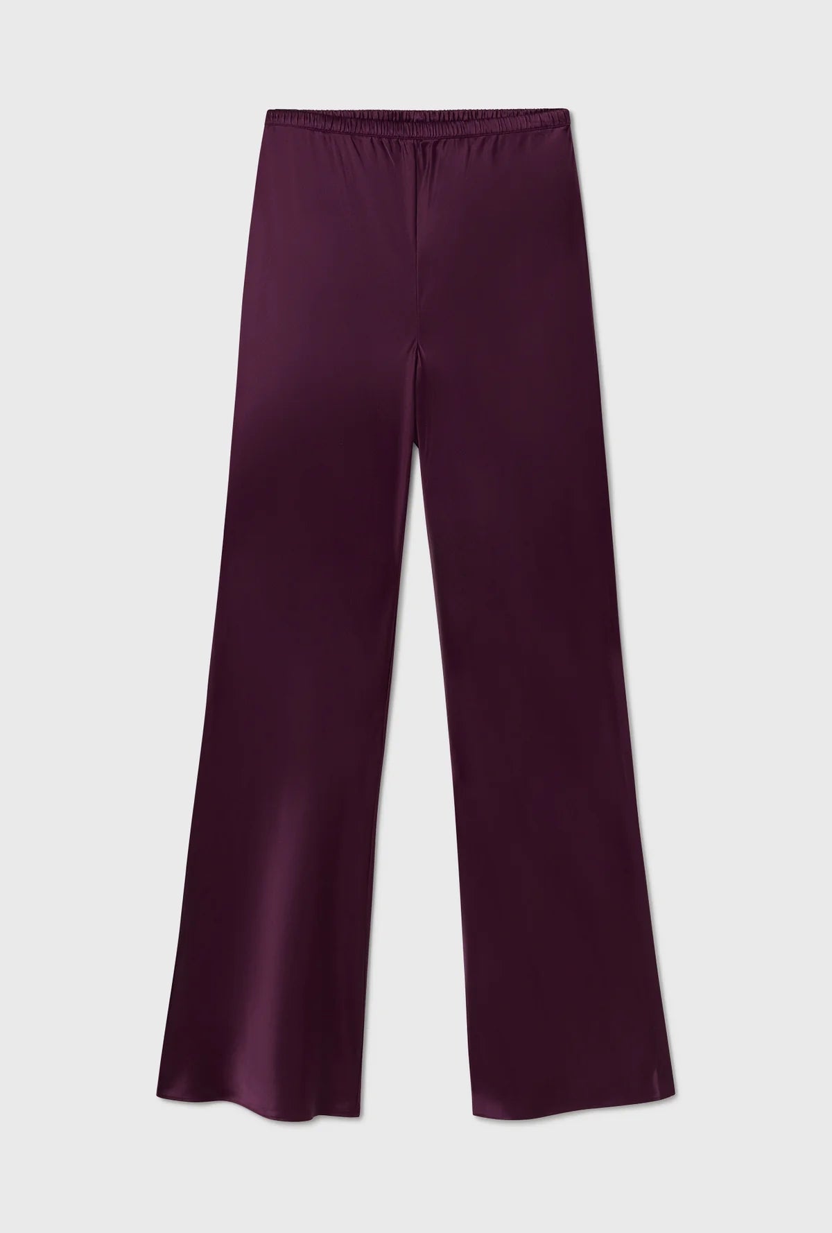 Stylish Bias Cut Pants in Blood Plum Color - Perfect for Office Wear & Casual Outfits