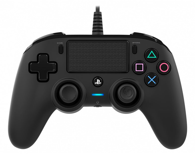 Nacon Compact Wireless Controller for PS4 & PC - Ergonomic Design, Long Battery Life - Perfect for Gaming, Streaming & Competitive Play