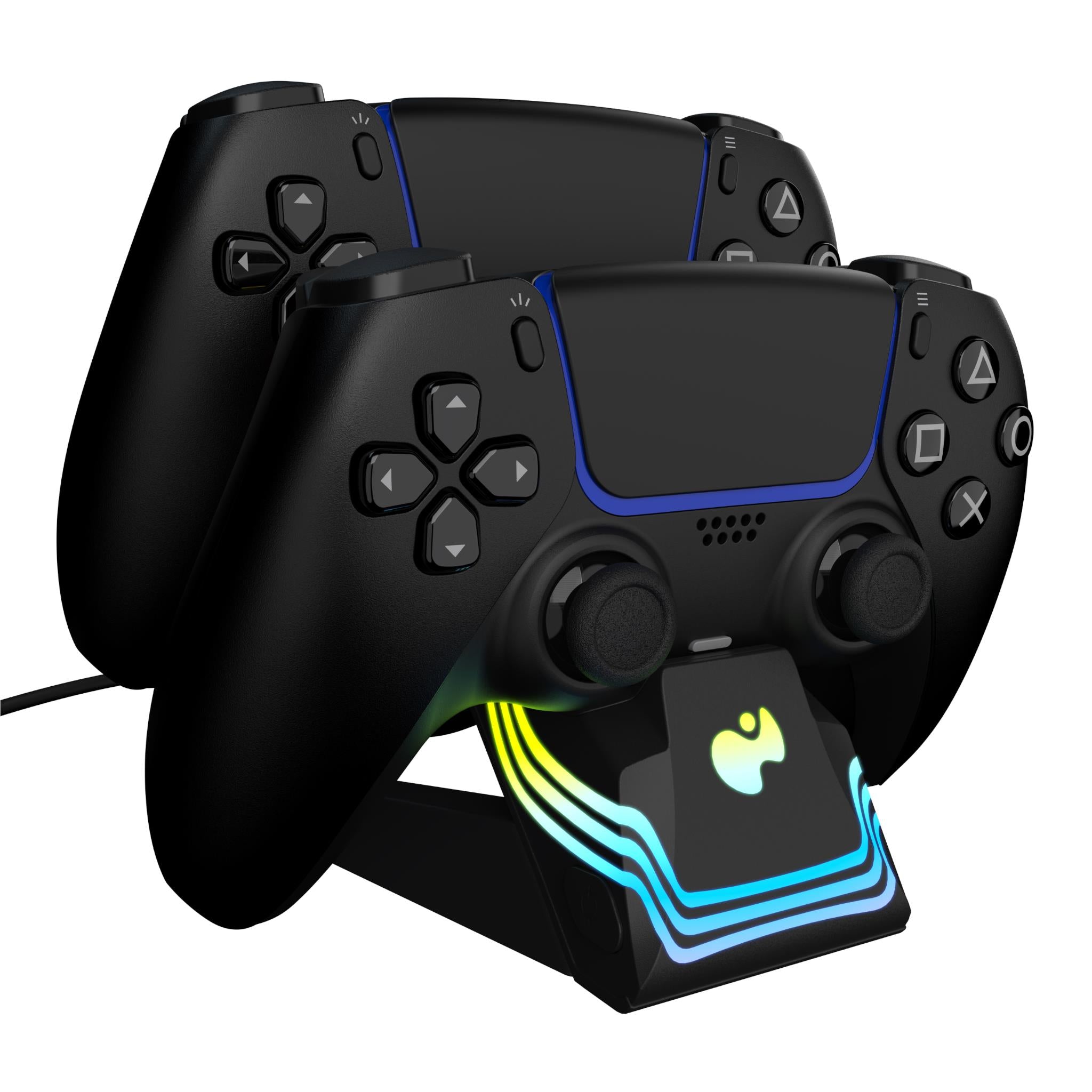 Afterglow Wave Dual Charger for PlayStation 5 (Black) - Fast Charging Dock for PS5 Controllers - Perfect for Gaming Sessions & Multiplayer Setups