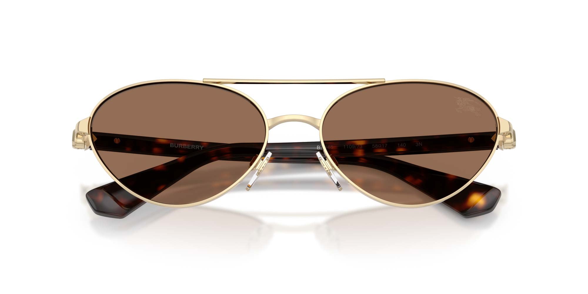 Burberry BE3165 Sunglasses - Classic Aviator Style with UV Protection for Men & Women | Perfect for Outdoor Activities, Travel, and Fashion Accessories