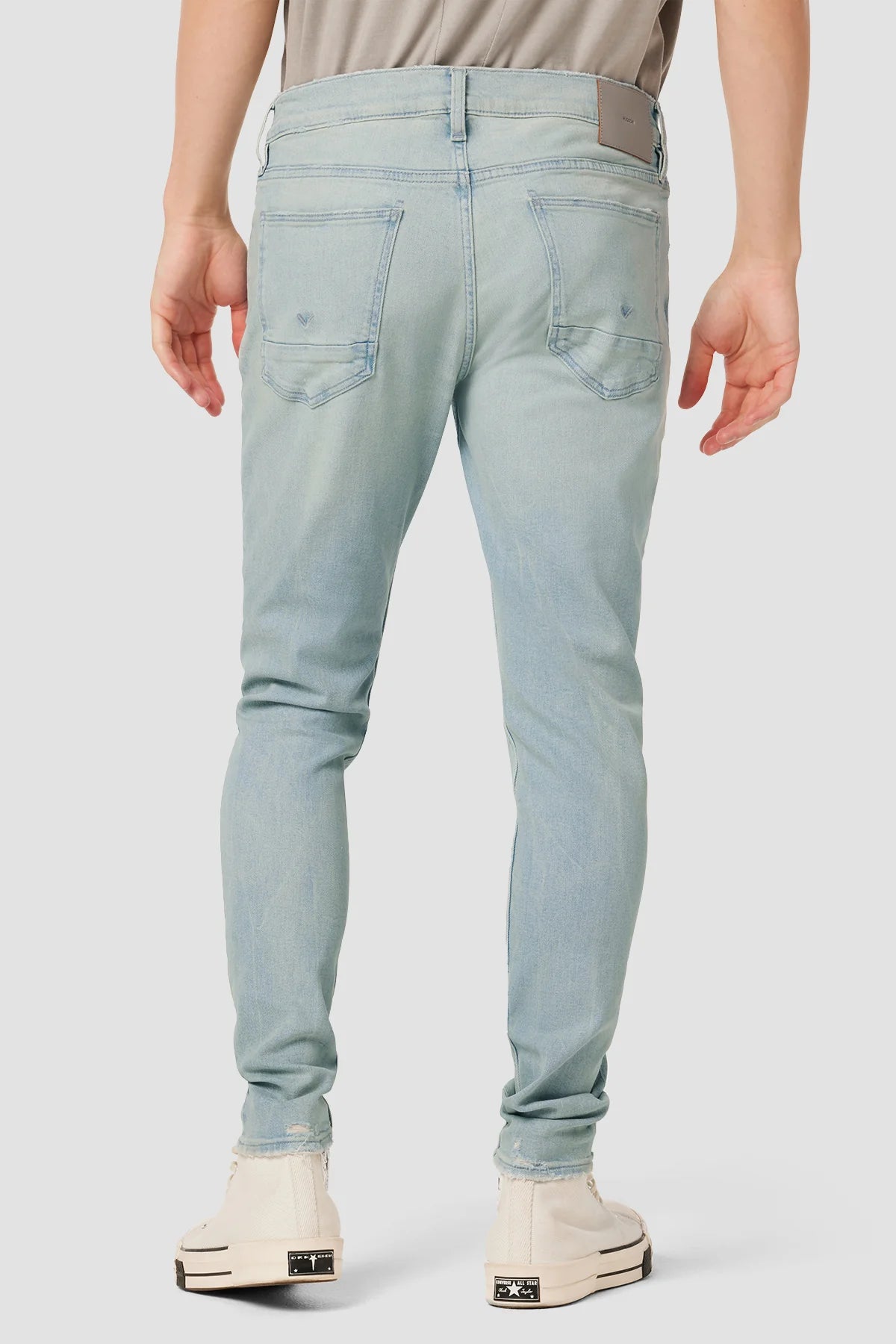 Hudson Zack Men's Skinny Jeans - Slim Fit Stretch Denim Pants for Casual Wear & Everyday Style