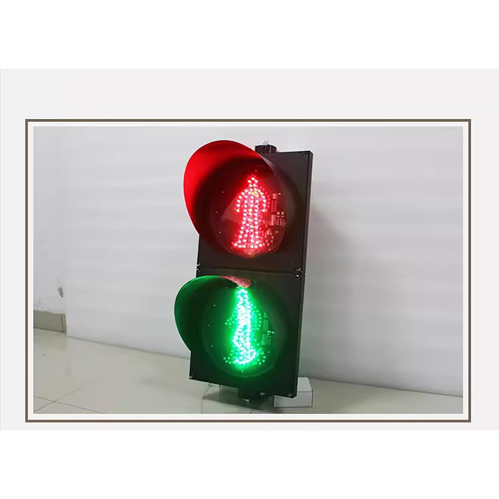 LED Traffic & Pedestrian Signal Lights - Red/Green Crosswalk Lights for Amusement Parks, Campus, Factory Zones | Durable Parking & Safety Warning Lights for Roadways, School Zones & Public Areas