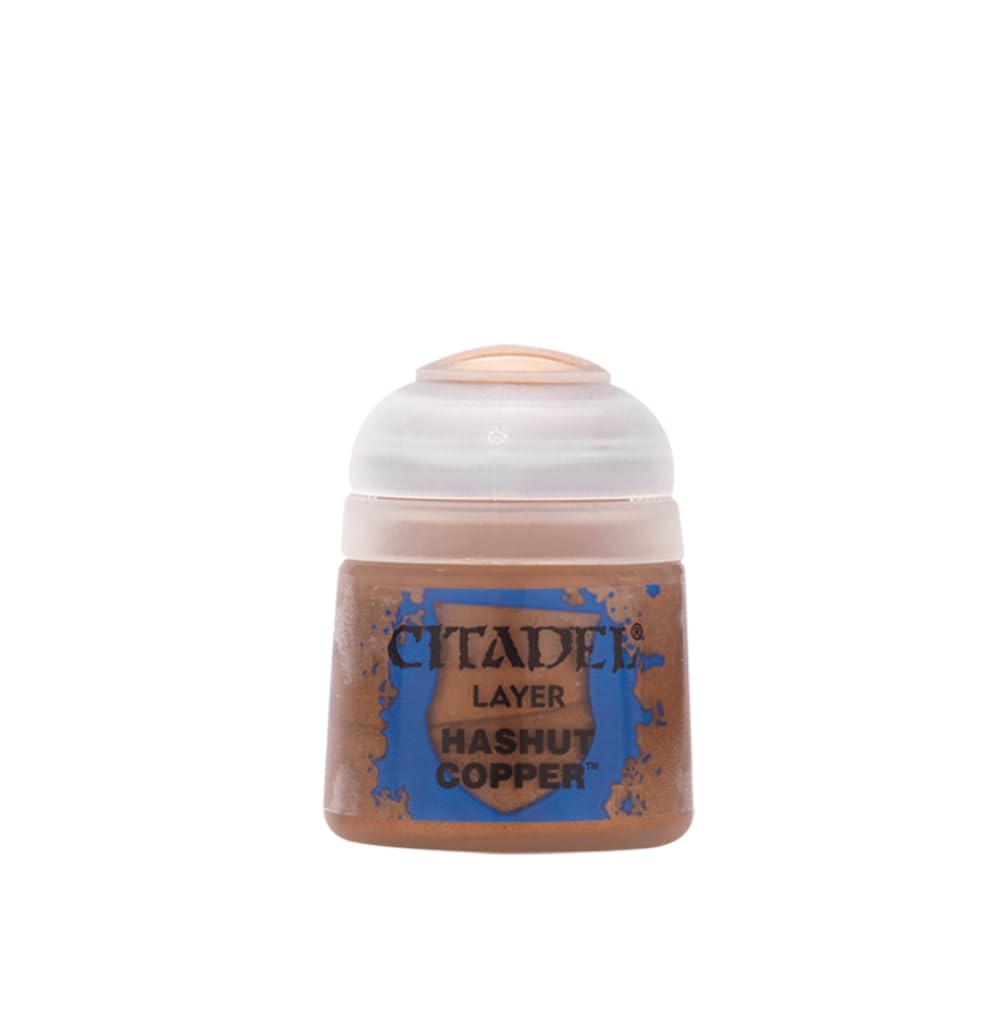 Citadel Paint - Layer: Hashut Copper - Premium Metallic Acrylic Paint for Miniatures & Models - Perfect for Warhammer, D&D, and Tabletop Gaming