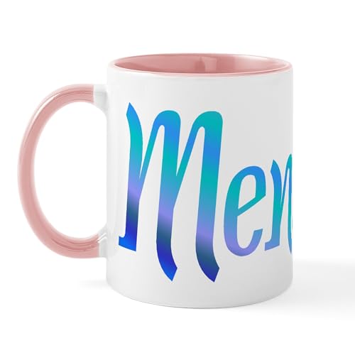 White/Pink Inside - Mensch Mug