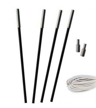 Chinook 11mm Fiberglass Pole Repair Kit - Durable Fishing Rod & Tent Pole Fix for Outdoor Enthusiasts