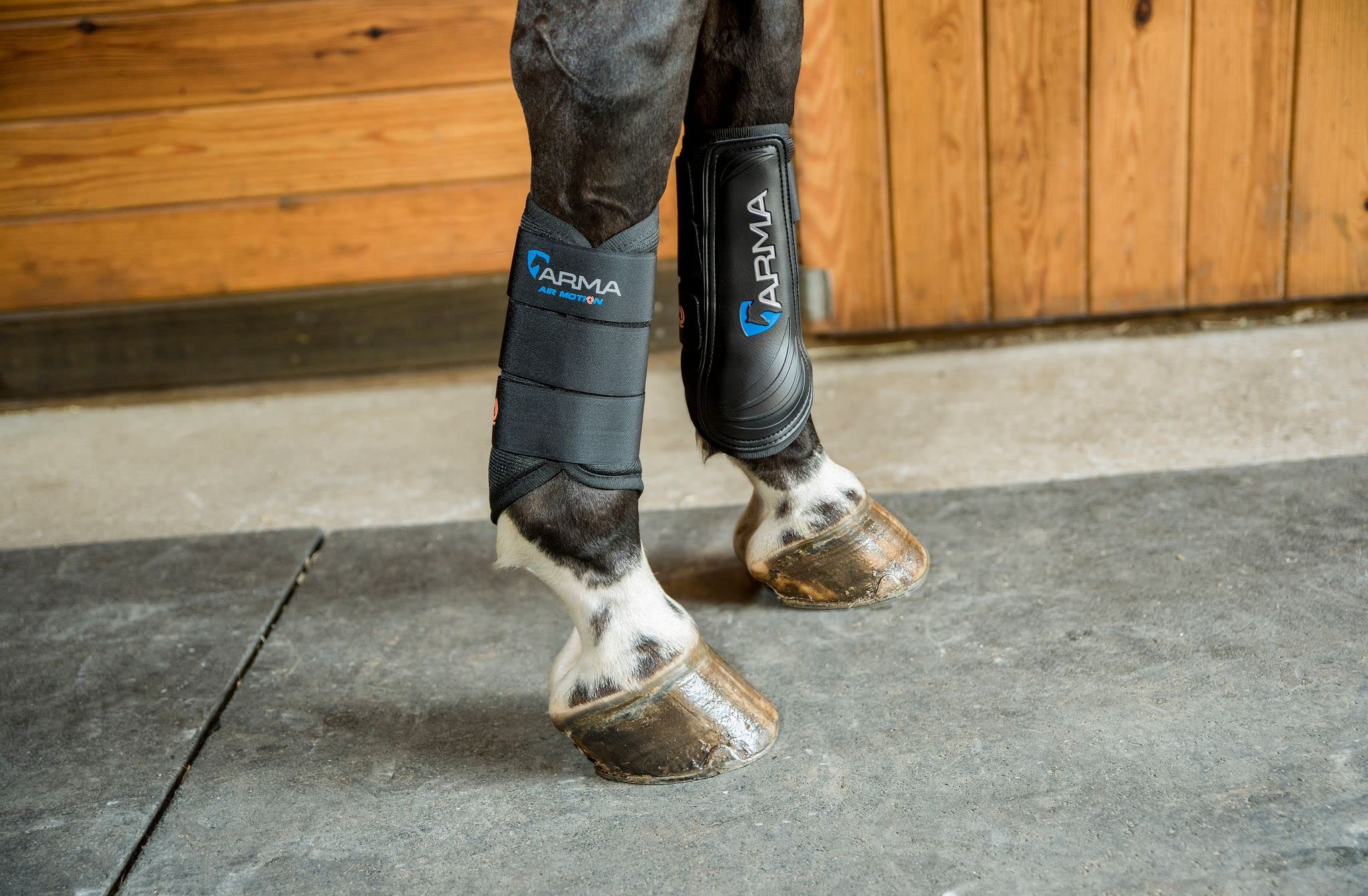 Shires ARMA Air Motion Brushing Boots for Horses - Breathable & Protective Equine Leg Gear - Perfect for Riding, Training & Show Jumping