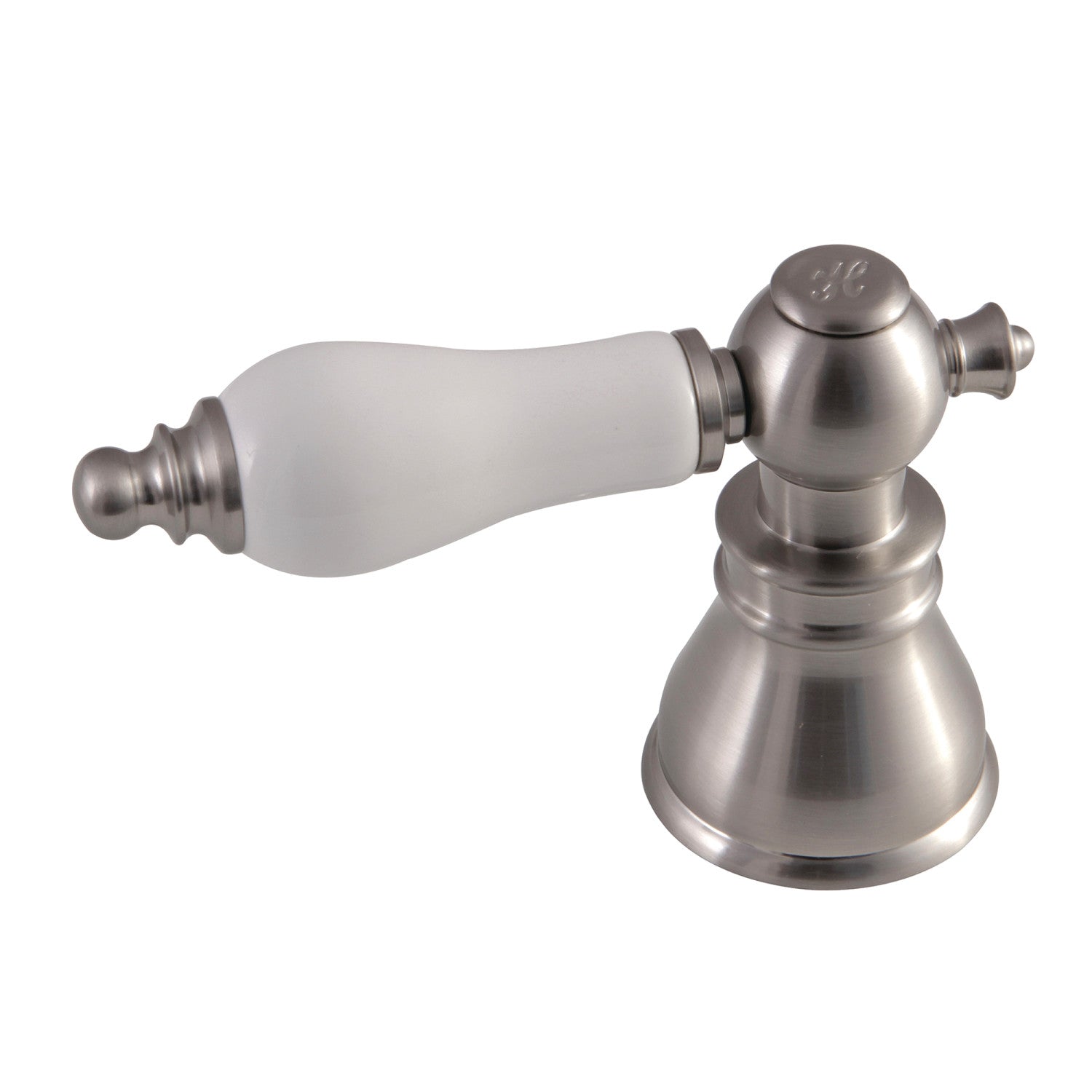 American Patriot FSCH1978APLH Brushed Nickel Porcelain Lever Handle (Hot Side) - Perfect for Kitchen & Bathroom Faucets