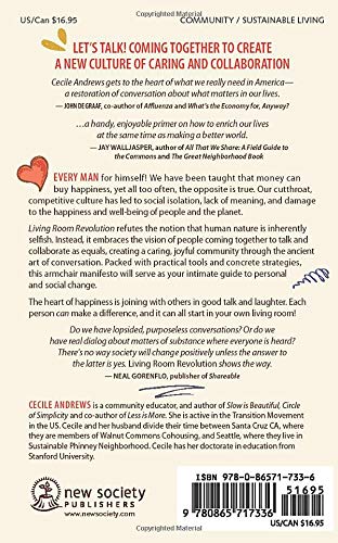 Living Room Revolution: A Guide to Meaningful Conversations, Building Community & Social Good | Perfect for Book Clubs, Neighborhood Gatherings & Civic Engagement