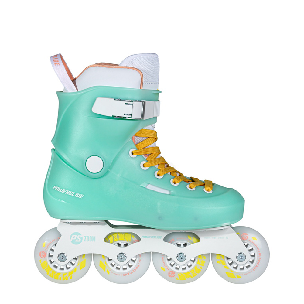 Powerslide Zoom 80 Inline Skates - Baby Blue | Adjustable Roller Skates for Kids & Beginners | Perfect for Outdoor Fun, Park Rides & Family Activities