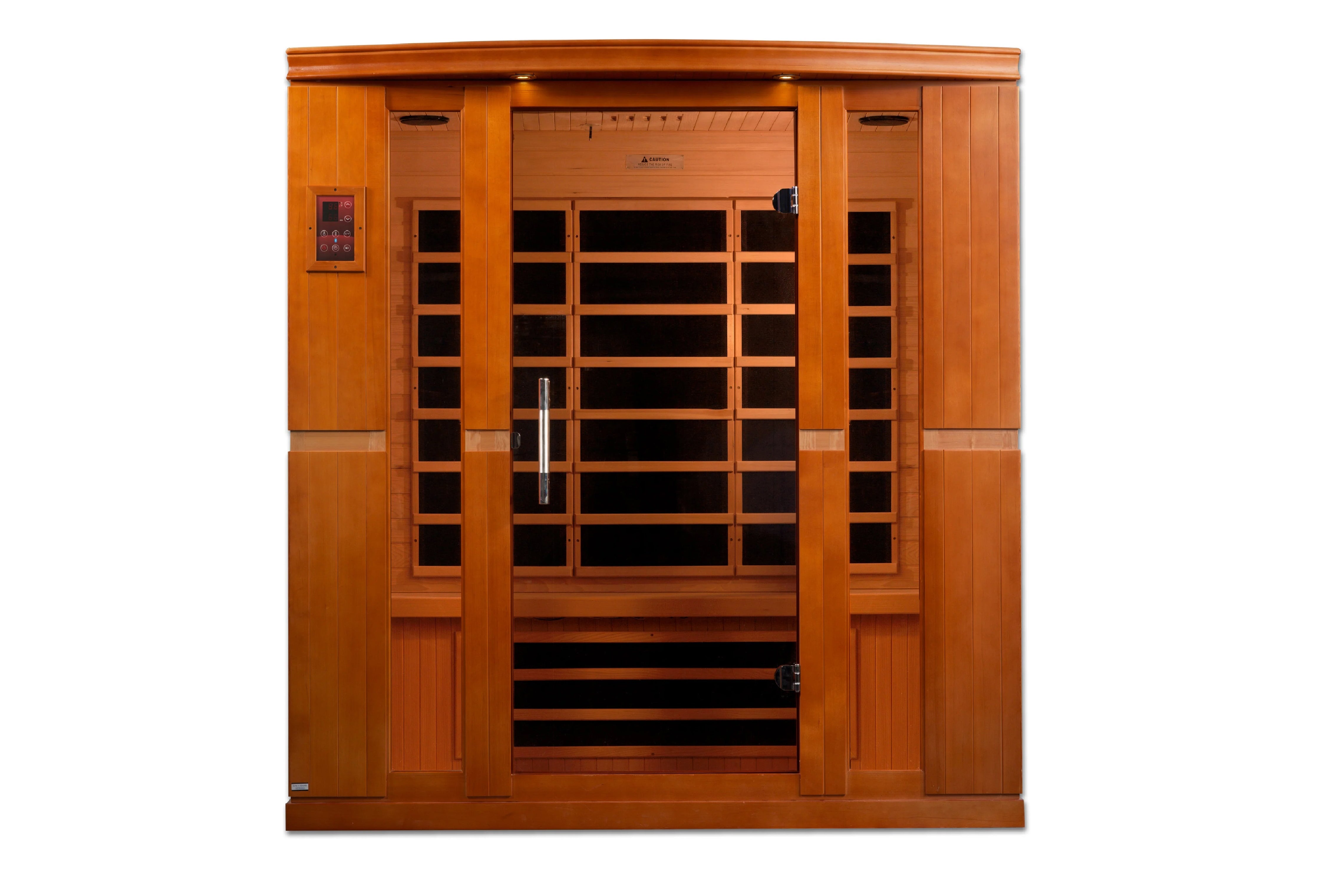 Golden Designs Bergamo 4-Person Low EMF FAR Infrared Sauna - Wheelchair Accessible Home Spa for Relaxation & Detox