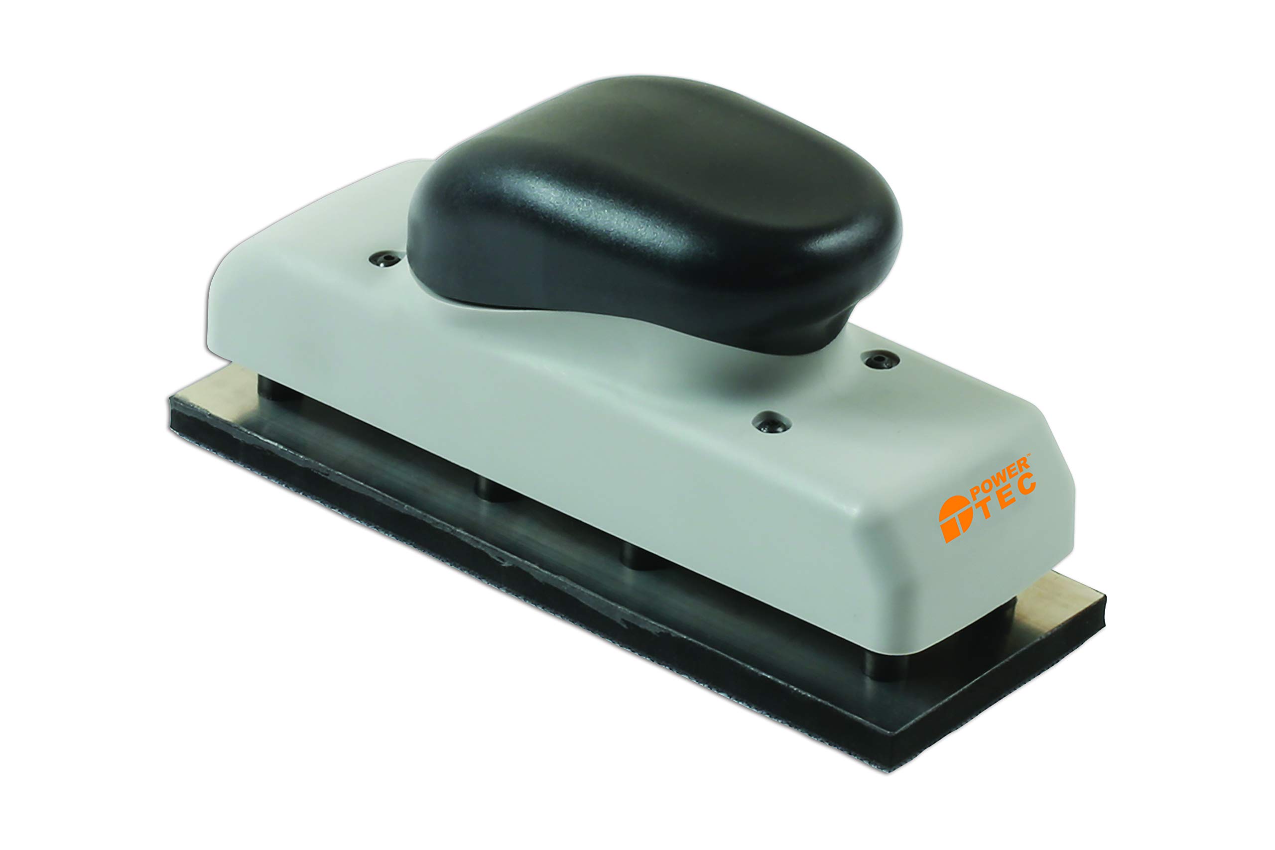PowerTec 92540 Auto-Adjusting Contour Hand Sander - Ergonomic Grip for Smooth Sanding | Perfect for Woodworking, Furniture Refinishing & DIY Home Projects