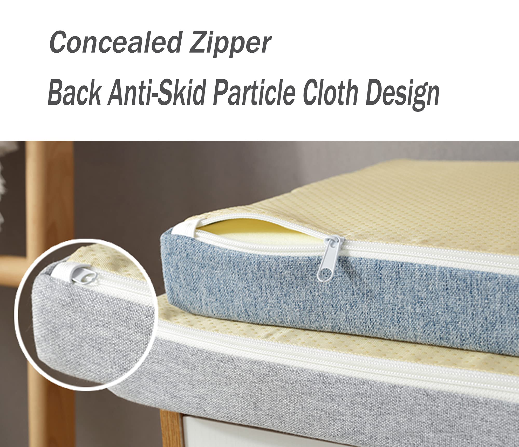 Premium Rectangle Bench Cushion for Indoor & Outdoor Use - Non-Slip Patio Furniture Cushion (31.5