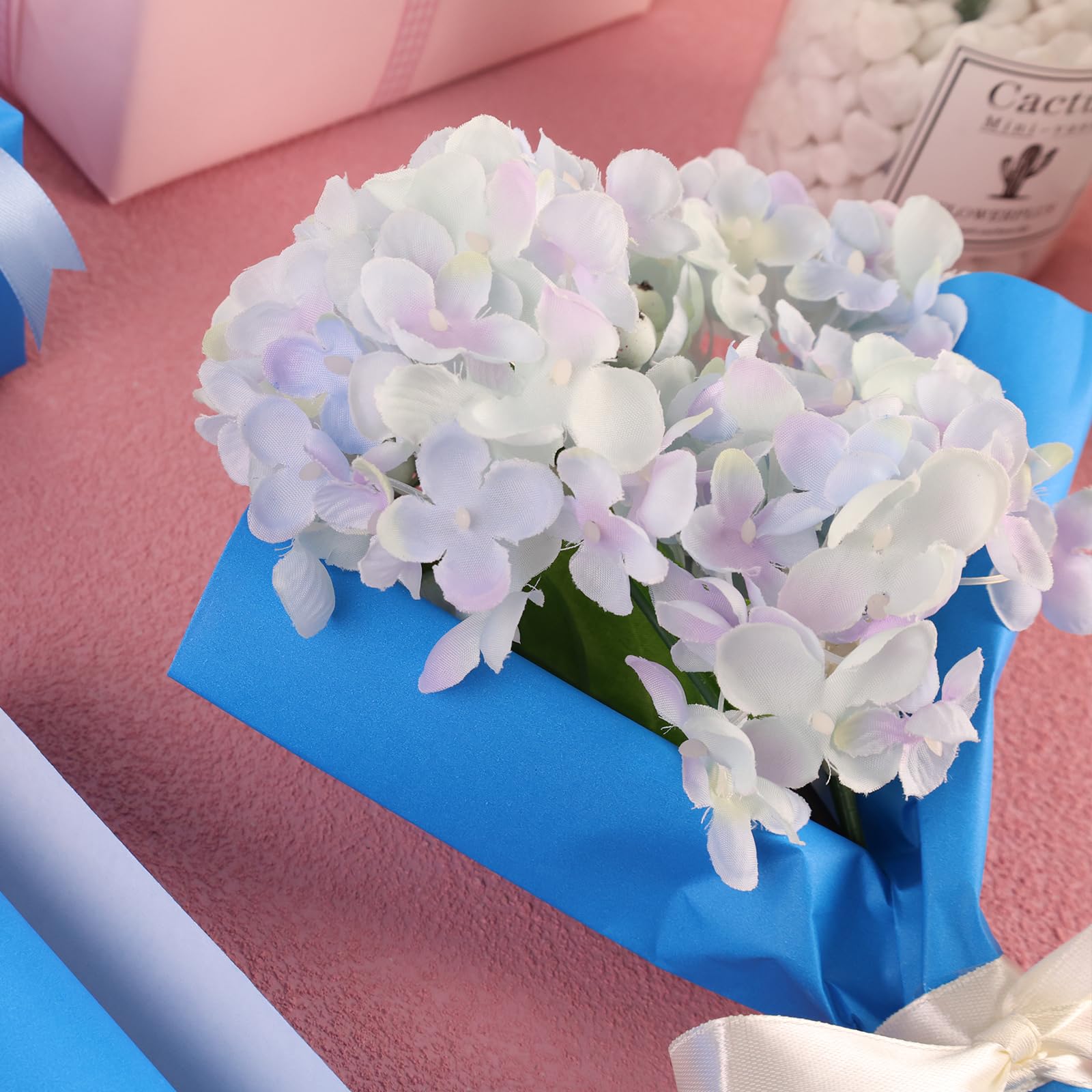 Premium Blue Wrapping Paper Roll - 17