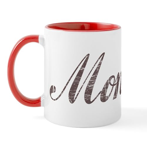 White/Red Inside - Vintage Montana Mug