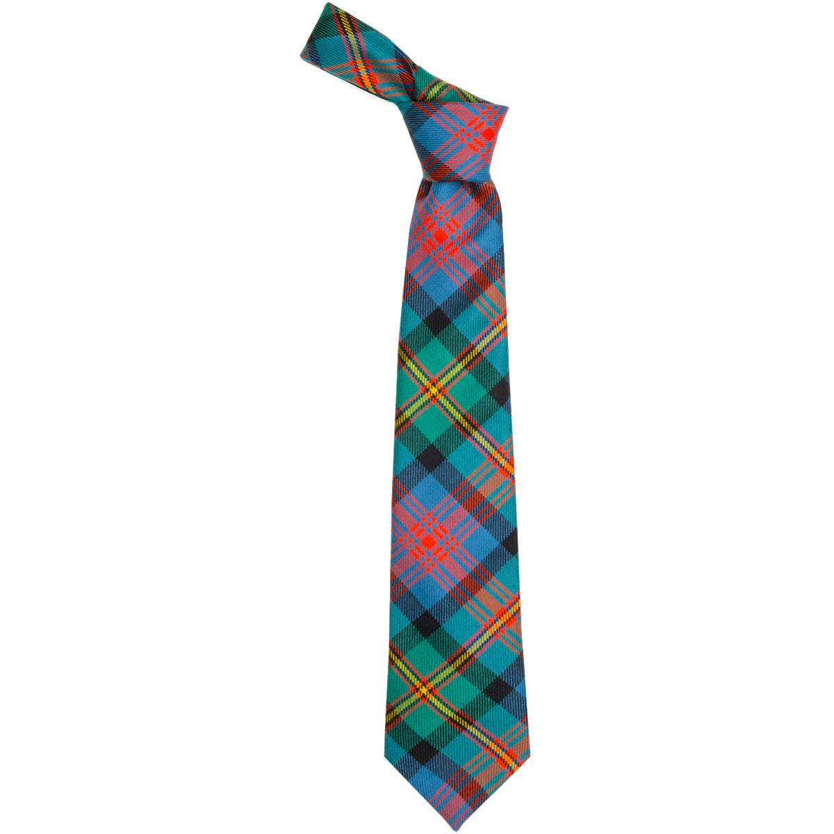 MacLennan Ancient Tartan Tie - Classic Scottish Plaid Necktie for Men | Perfect for Weddings, Office & Formal Events
