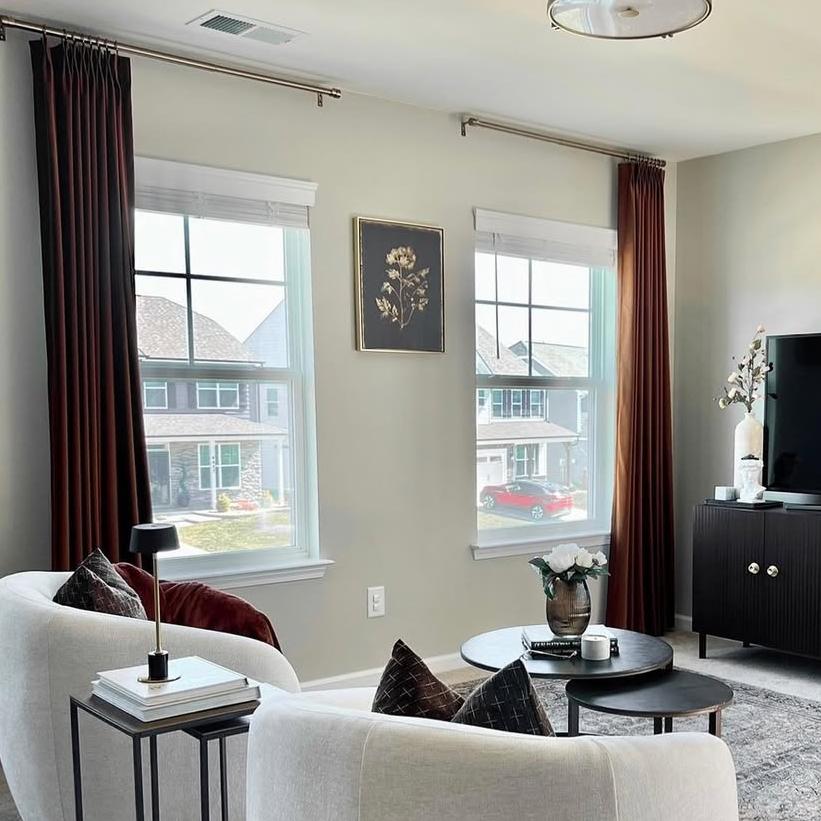 Luxury Blackout Curtains - Heavyweight Velvet Drapes with Grommet Top | Off-White Custom Window Treatments for Bedroom & Living Room | Noise Reducing & Light Blocking