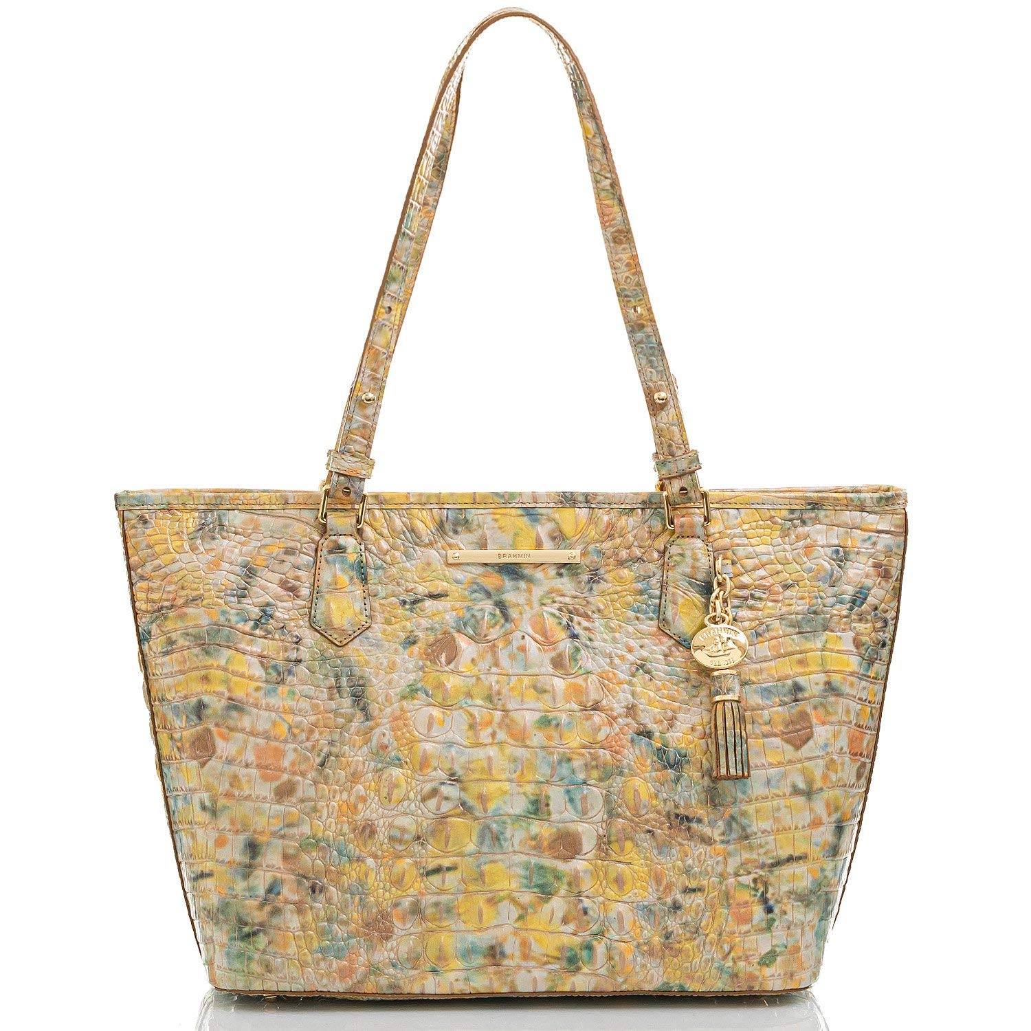 Brahmin Melbourne Collection Medium Asher Tote Bag - Stylish Leather Handbag for Women, Perfect for Work, Travel & Everyday Use