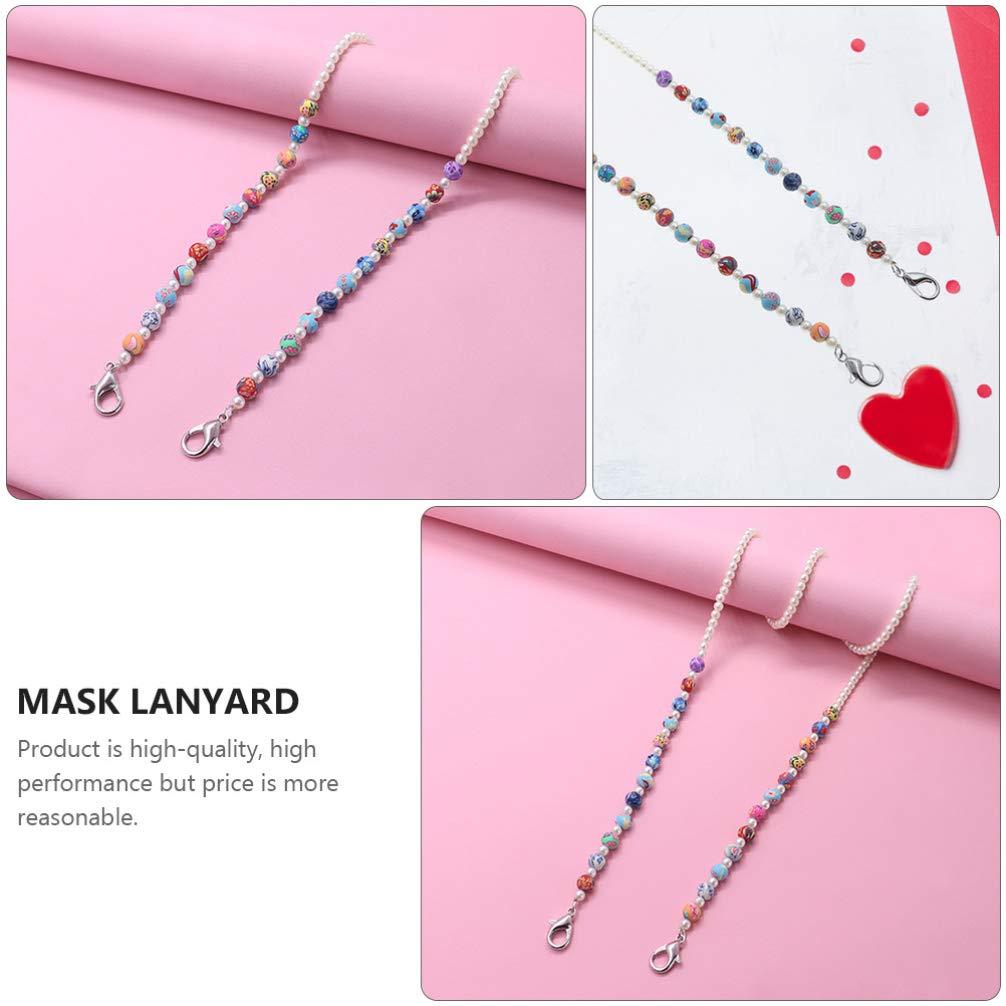 KESYOO 10-Pack Adjustable Beaded Eyeglass Chain Necklace for Men - Stylish Sunglass Holder Strap with Clips, Perfect for Reading Glasses & Sun Protection - Ideal for Outdoor Activities, Travel, and Daily Use