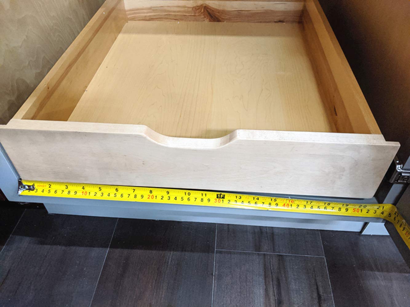 ELYSIAN 20-Inch Wide Soft Close Kitchen Drawer Organizer - Bottom Mount Pull Out Cabinet Storage Shelf for Cooking Utensils | Fully Assembled Wooden Under Cabinet Sliding Shelf for Easy Access to Pots, Pans & Kitchen Tools