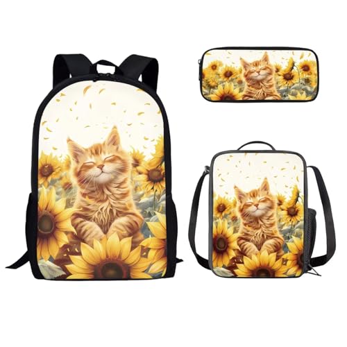 Cat Sunflower