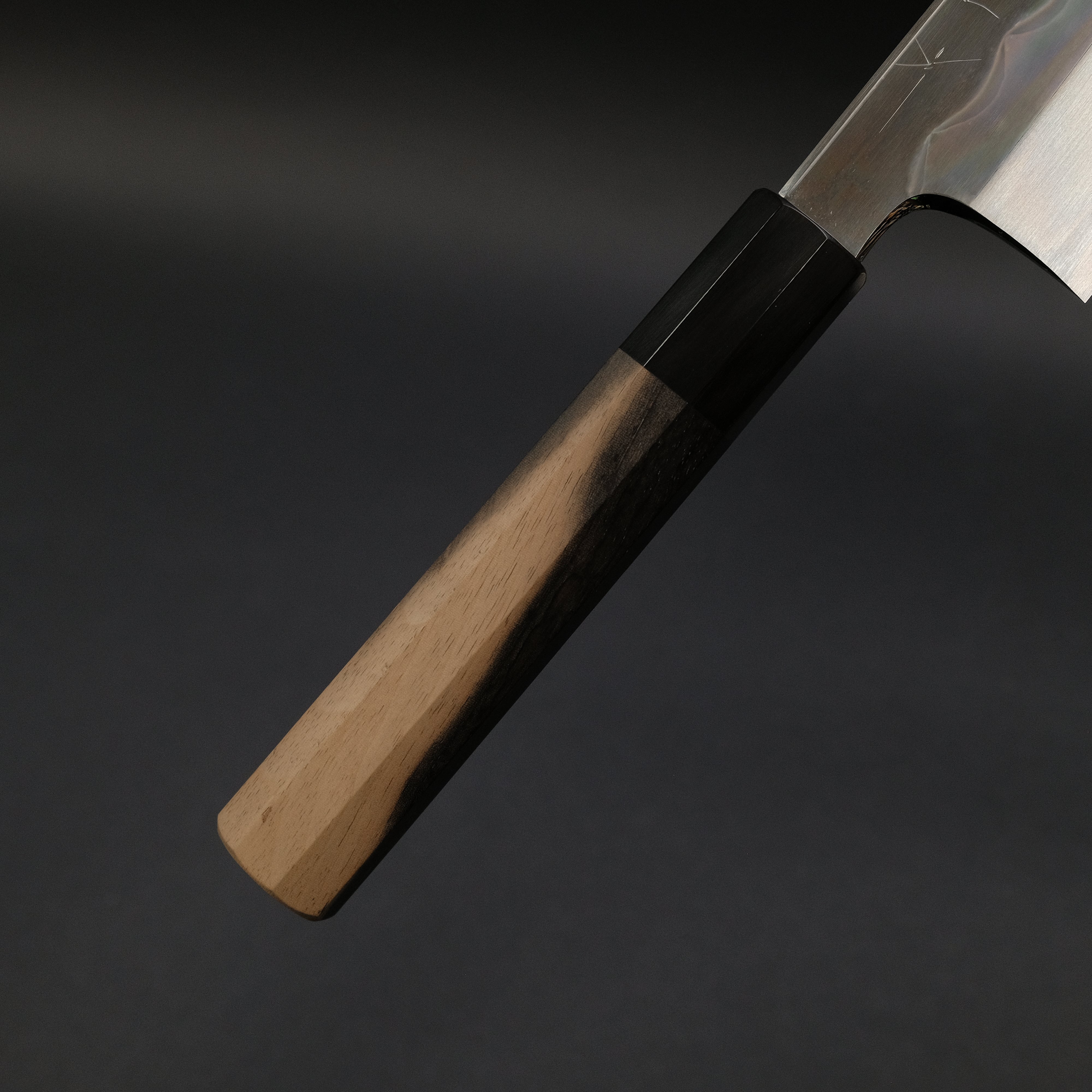 Hitohira Togashi White #1 Mizu Honyaki Gyuto 240mm Japanese Chef Knife with Kurokaki Persimmon Handle & Saya - Premium Kitchen Knife for Sushi, Sashimi & Meat Cutting (#086)