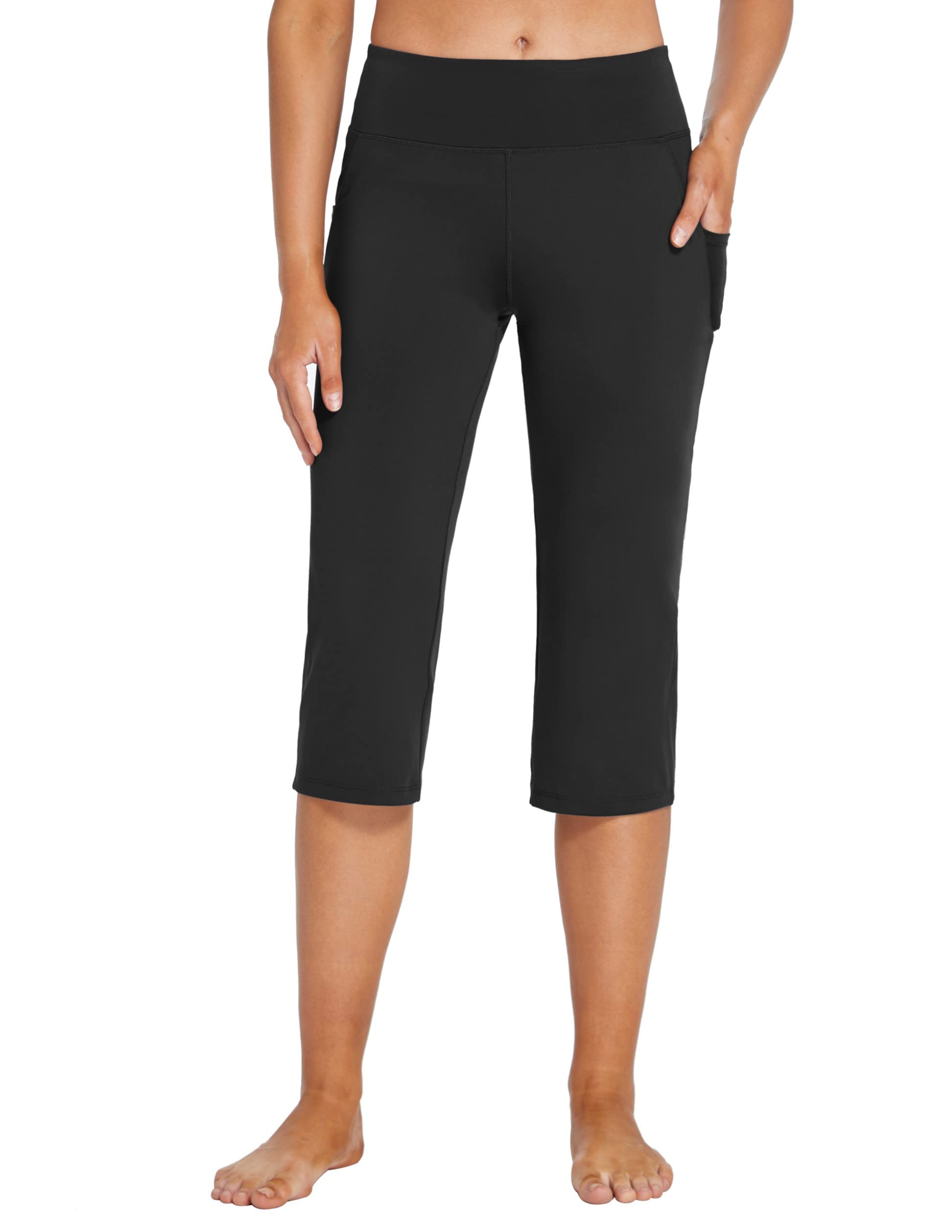 SPECIALMAGIC Women's High Waist Yoga Pants with Pockets - Workout Leggings & Capris for Running, Gym, and Lounge Wear