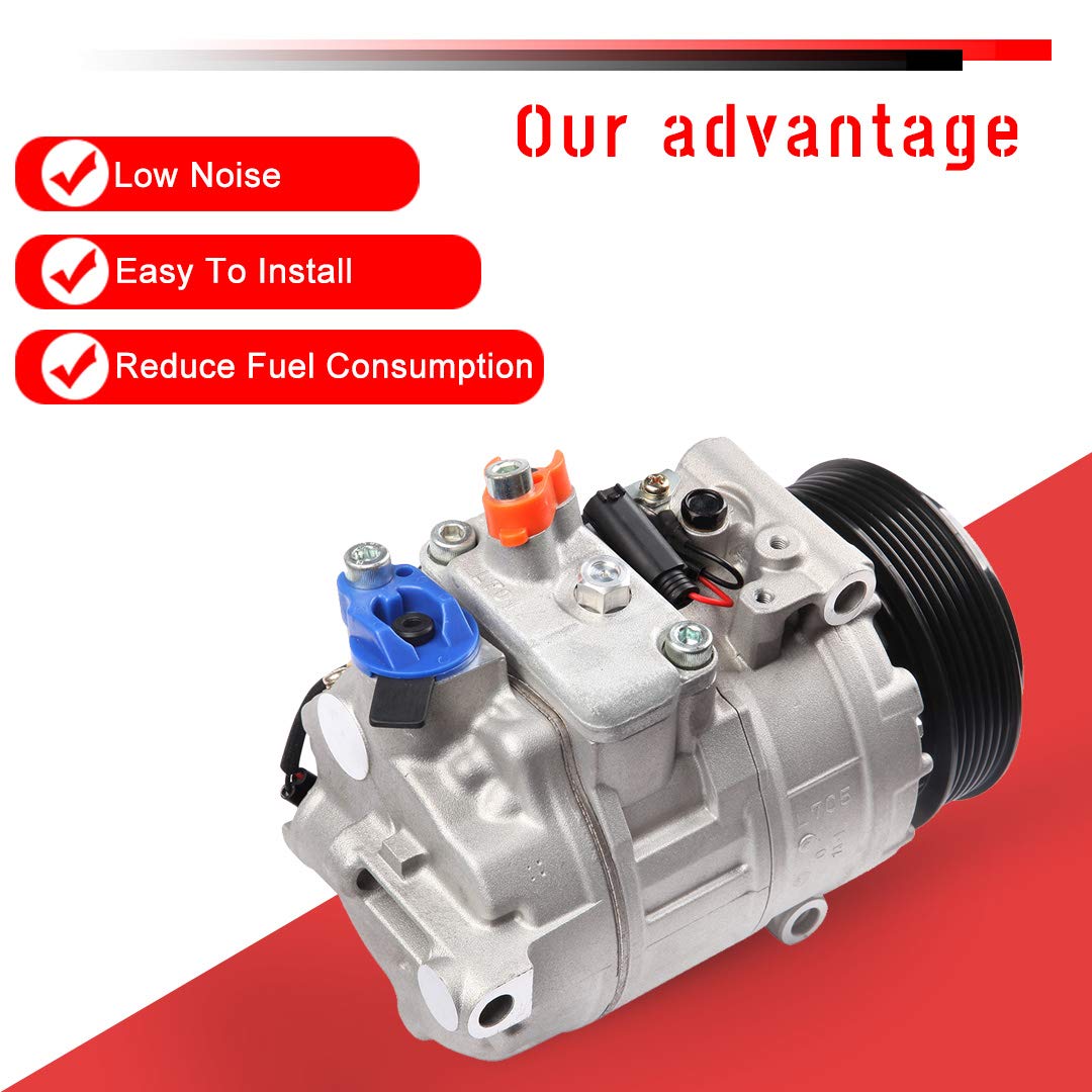 2006-2007 Mercedes-Benz C230 AC Compressor & Clutch Kit - High Performance Air Conditioner Replacement Part - Perfect for Summer Cooling & Auto AC Repair
