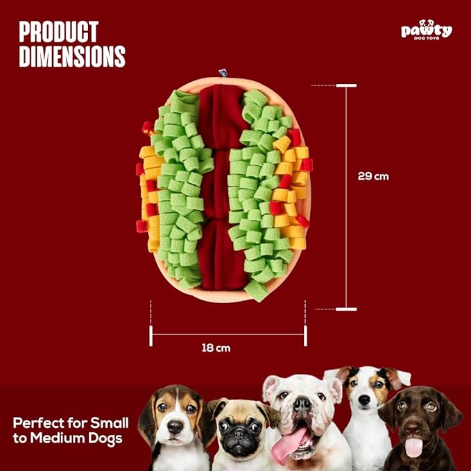 Chewpotle Slow Feeder Dog Bowl - Interactive Puzzle Toy for Small & Large Dogs - Perfect for Mealtime Fun & Mental Stimulation