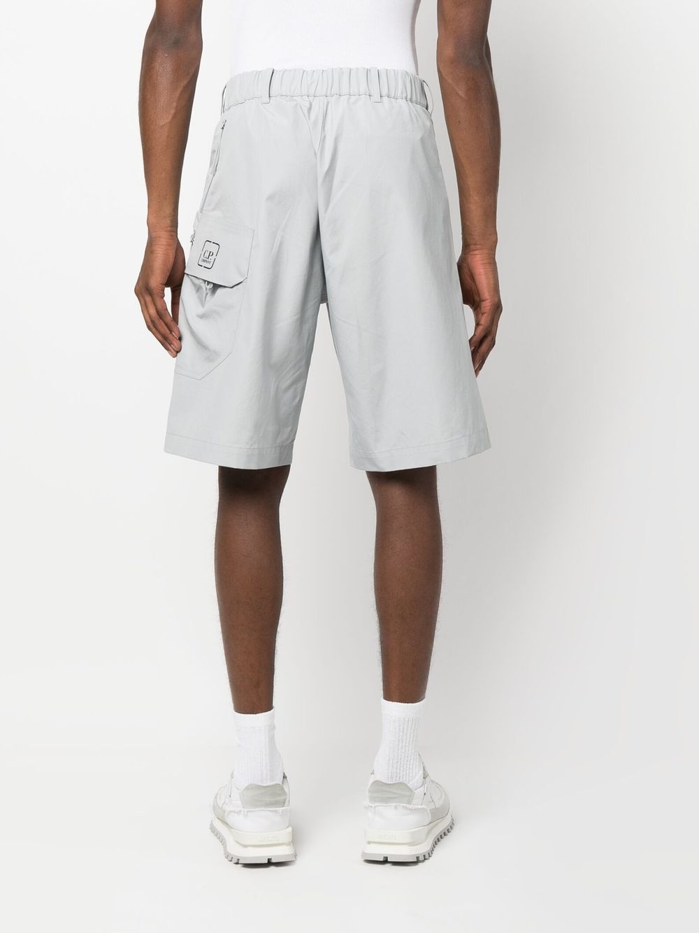 C.P. COMPANY METROPOLIS Grey Shorts for Men - Lightweight Casual Summer Shorts with Pockets | Perfect for Outdoor Activities, Travel & Streetwear Fashion