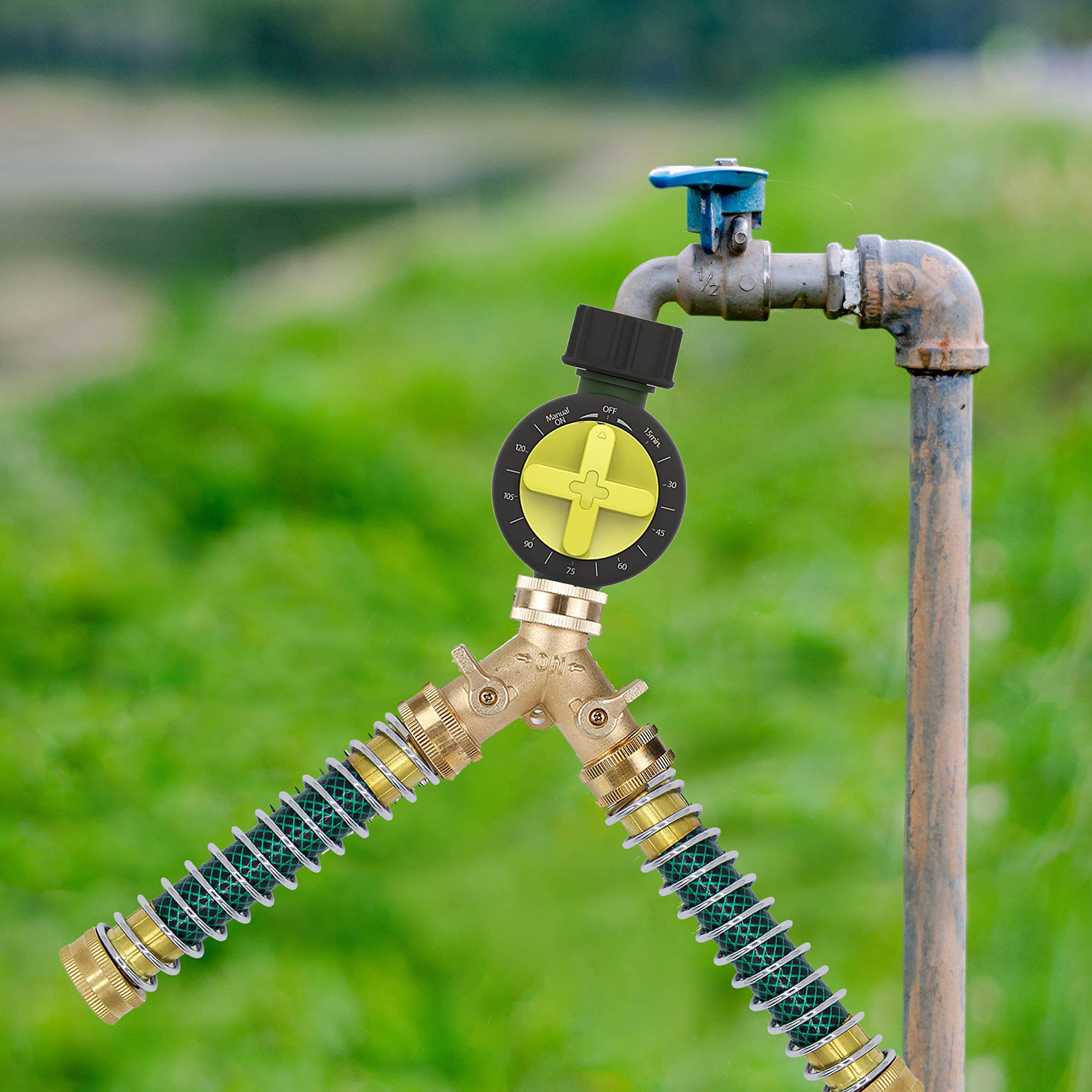 Automatic Garden Hose Water Timer - Smart Irrigation Timer for Outdoor Sprinkler System | Perfect for Yard, Lawn & Plant Watering Schedules