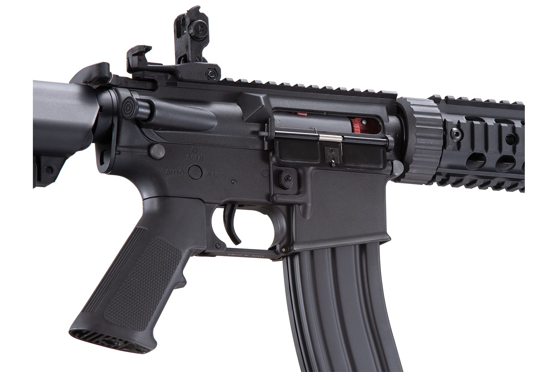Lancer Tactical Gen 2 M4 Airsoft Rifle - Durable Polymer AEG with Full/Semi-Auto, Picatinny Rail, 0.20g BBs, Battery & Charger - Perfect for Tactical Training, Airsoft Battles & Outdoor Shooting Games