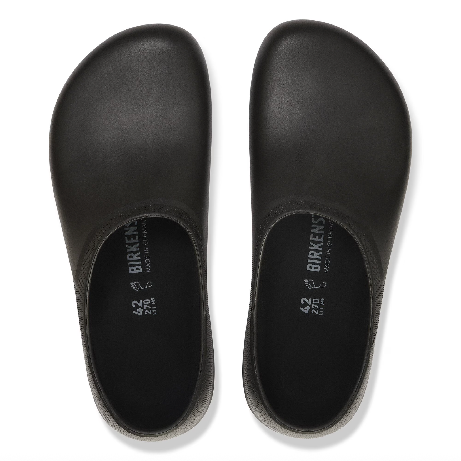 Birkenstock Profi Birki 2.0 Polyurethane Work Shoes - Black Slip-Resistant Clogs for Nurses, Chefs & Healthcare Professionals