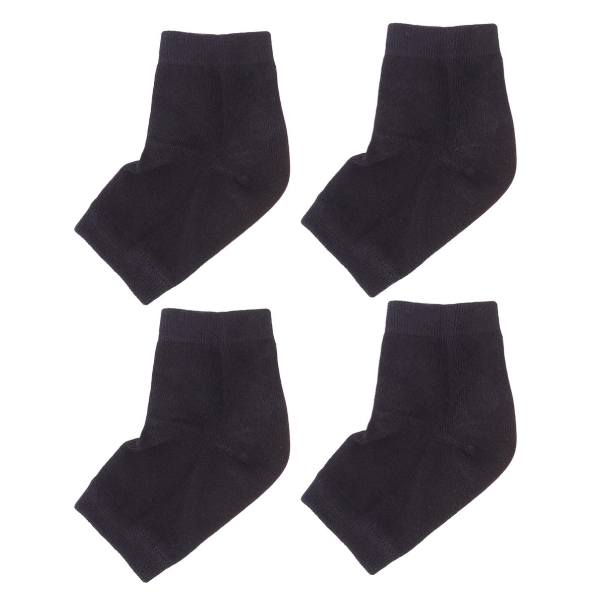 Minkissy 2 Pairs Moisturizing Gel Socks for Dry Cracked Heels - Hydrating Foot Care Socks with Silicone Gel, Breathable Overnight Sleeping Socks for Women & Men - Perfect for Winter Foot Care and Spa Treatment at Home